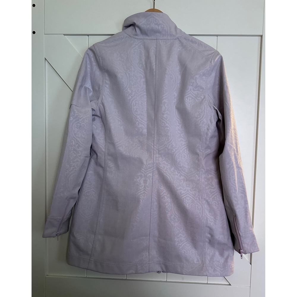 Athleta Lilac Paisley Print Zip Up Jacket Women's‎ Medium NWOT - Picture 3 of 16